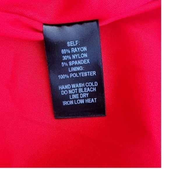 LULUS,  FIT AND FLAIR, FIRE ENGINE RED ,  SKATER, SHIFT DRESS SMALL NWT - Picture 5 of 6